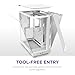NZXT H6 Flow RGB Mid-Tower Airflow Case with 3 RGB Fans, Panoramic Glass Panels, and Cable Management - White