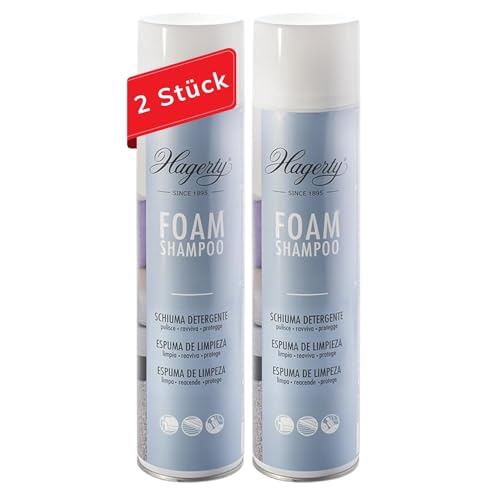 Hagerty Set 2x Foam Shampoo I Schaumreiniger für Teppiche und Stoffe I Premium Teppichreiniger I...