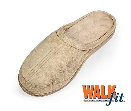 WalkFit Platinum Total Comfort Slippers Women’s or Men’s House Shoes Memory Foam for Use Indoor/Outdoor with Anti4