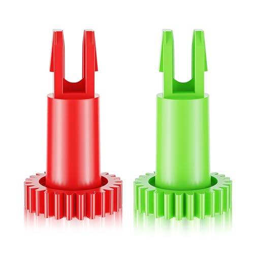 Side Brush Motor Snap Gear for ECOVACS DEEBOT OZMO 950/920/ N5/ N8 T5/ T9/ T8 Robot Vacuum Cleaner Accessory Spare Parts, Red Gear*1, Green Gear*1