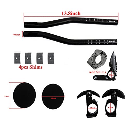 Anpter HMD-001 Bike Aero Bars Cycling Aero Bars Bike Rest Handlebar Bicycle Tt Handlebar Bike Tri Bars Mountain Bike Road Bike thumb #4