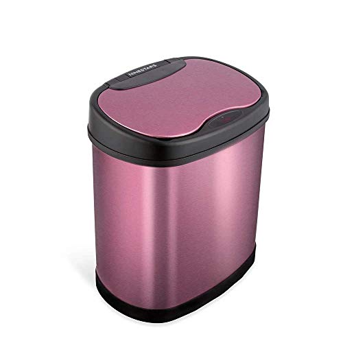 Ninestars DZT-12-13BUR Motion Sensor Trash Can, Small, Burgundy