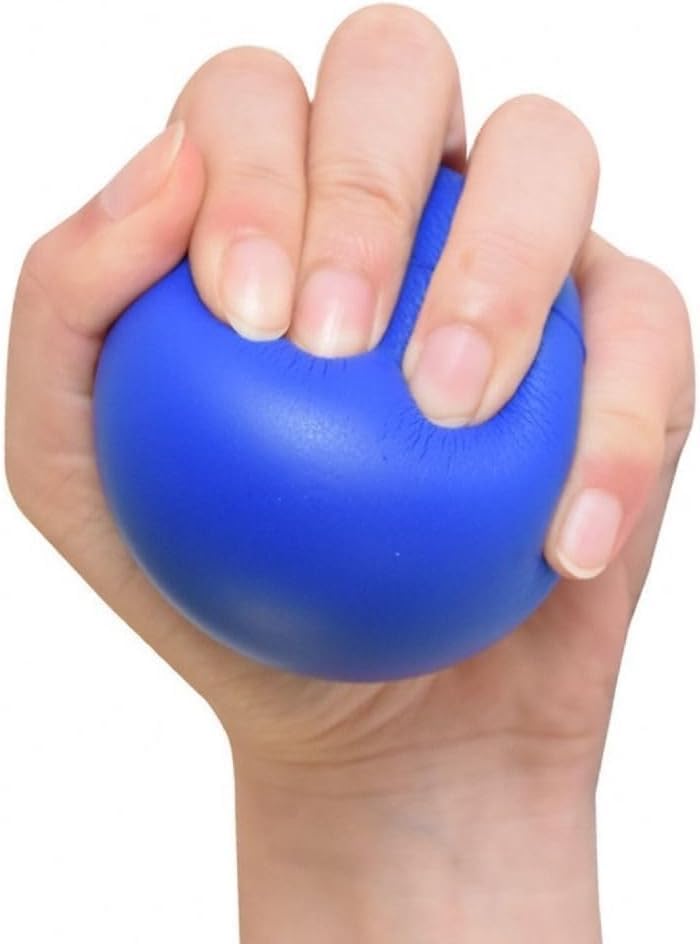 Hand Exercise Grip Ball, Blue Finger Strengthener, Wrist and Hand Training Tool for Sports and Fitness
