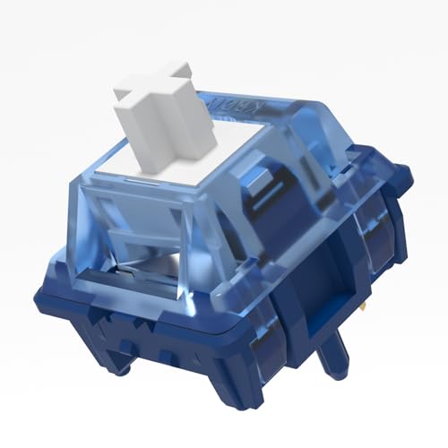 KBDiy Interruptor Naraka Linear MX 46 g para Teclado Mecânico Gamer Kit Azul Lubrificado de Fábrica