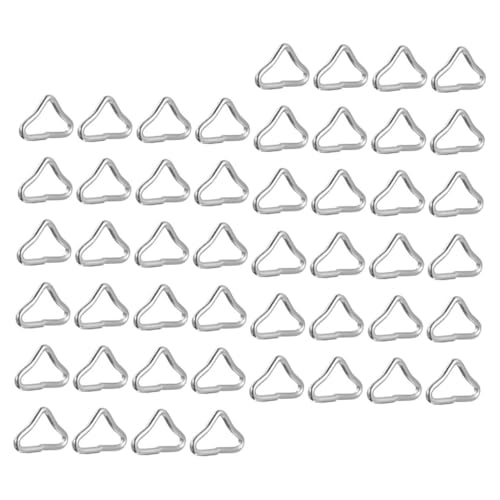 Anneaux triangulaires de trampoline argentés Beaupretty - Accessoires de réparation tapis de saut