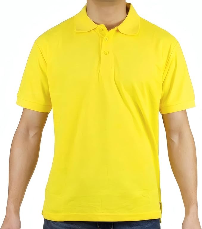 Access Men’s Uniform Polo Shirt, Short Sleeve Classic Fit Pique Shirt with Ribbed Collar for Work or Everyday Style