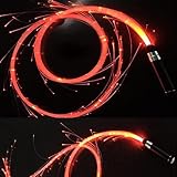 errorpot Fiber Optic Whip, LED Fiber Optic Dance Whips - 360° Swivel Pixel Rave Whip Toy - Super Bright More Than 40 Color Effect Modes - Light up Dancing, Party, Music Festival, Christmas Carnival-2