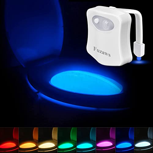 2Pack Toilet Night Light Motion Sensor LED Light Toilet Bowl Light, 8 Colors Changing Night Light for Bathroom Decor Toilet Accessories Funny Idea Gift for Kids Parents 2Pack Toilet Night Light Motion Sensor LED Light Toilet Bowl Light, 8 Colors Changing Night Light for Bathroom Decor Toilet Accessories Funny Idea Gift for Kids Parents