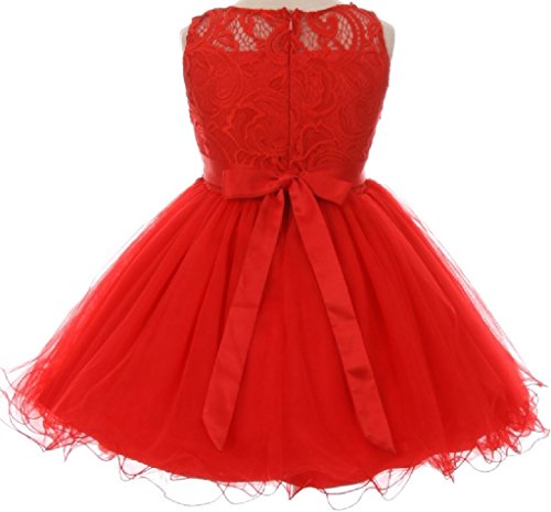 BluNight Collection Little Girls Sparkling Rhinestone Sequence Easter Pageant Flower Girl Dress3