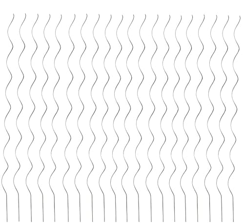 Lot de 20 Tuteurs Spirale 180cm pour Plants de tomates en Acier galvanisé