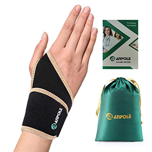 Carpal Tunnel Wrist Brace, 2020 New Version Premium Lined Wrist Support Brace for Sports Protecting/Tendonitis Pain Relief/Arthritis, Adjustable Fits Both Hands