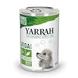 YARRAH Bio Hundefutter Vega, Getreidefrei mit Cranberries 380g |12 x 380g | Hochwertiges...