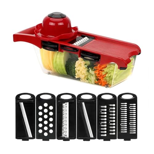 Cortadora Multifunción 6 Cuchillas para Verduras y Frutas miniatura 1