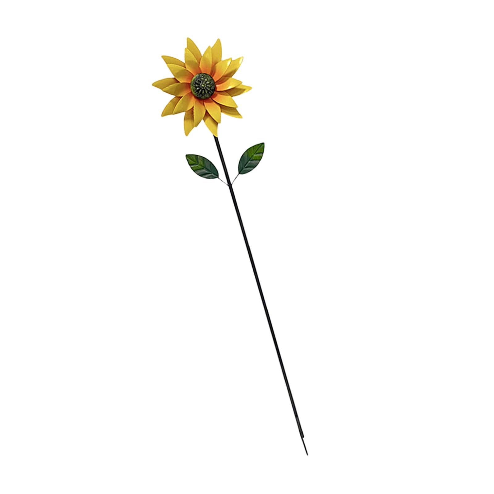 Wind Spinner Yard Garden Pinwheels Colorful Flower Windmill Decorative Sculpture Flower Pinwheels Garden Decoration Spinner