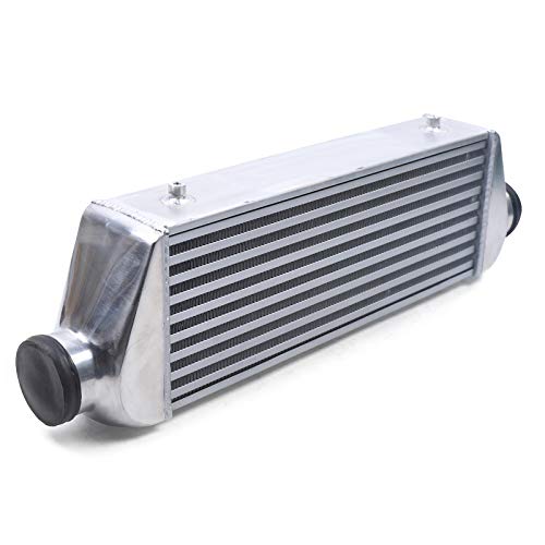 Universal Intercooler, 27"x7"x4" Front Mount Intercooler 3'' Inlet & Outlet Universal Aluminum Turbo Intercooler with for Turbo Charger System (27"x7"x4") - Image 4