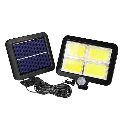 Projecteur solaire LED 100W à 300W avec détecteur PIR pour extérieur
