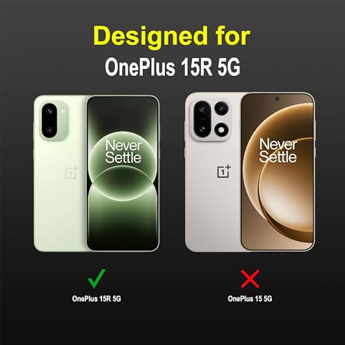 Image of Zapcase Back Case Cover for OnePlus 15R 5G | Compatible for OnePlus 15R 5G Back Cover | Liquid Silicon Magic Case with Camera Protection | Black