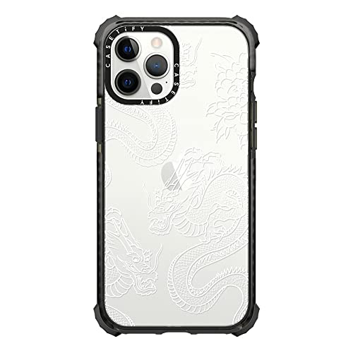 Casetify Ultra Impact Case For Iphone 12 Pro Max - Dragons - Clear Black #TOP23