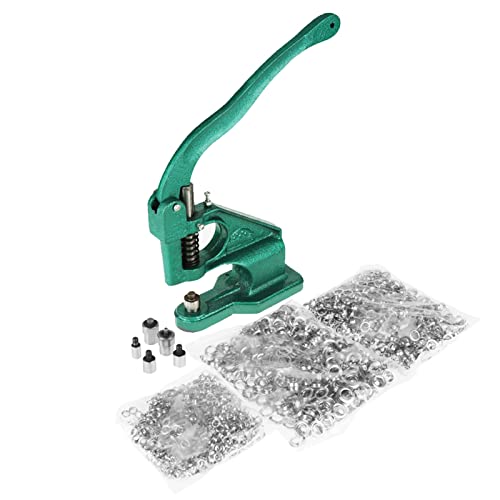 Juego de Herramientas de Perforación, Máquina Perforadora de Ojales, Máquina Perforadora de Ojales, Práctica Prensa Manual, de para Cuero, Tela, Cinturón, Ropa