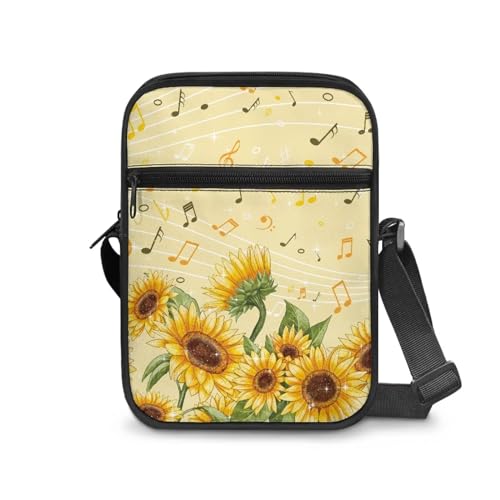 TODIYADDU Messenger Bag for Women Men Mini Shoulder Bag with Adjustable Straps Trendy Crossbody Sling Bag for Cell Phone Keys2