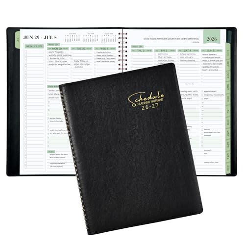 Planner 2026-2027 - Business Planner 2026-2027, 3-Tier Schedule Planning Notepad,