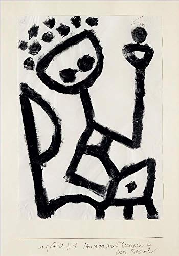 Peinture à l'huile sur toile Paul Klee pour embellir un mur blanc vide