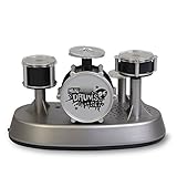 [page_title]-Grinscard Elektrisches Fingerschlagzeug mit Aufnahme und Spielmodus - Grau - Mini Schlagzeug für Kinder und Musikfans