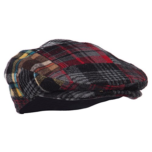 Boy's Wool Blend Patchwork Snap Ivy - Multi4