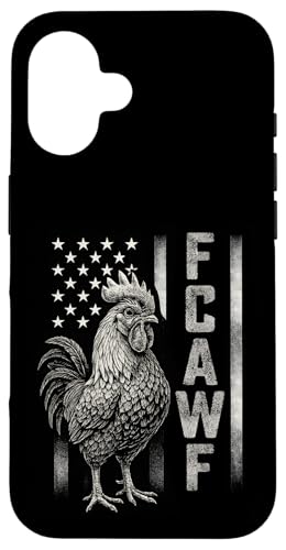 Funny Caw Chicken Meme Rooster [A p AJ X}zP[X iPhone 16 p