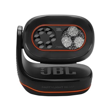 Luz para Festa Portátil, JBL, PartyLight Beam, Personalizável - Preto
