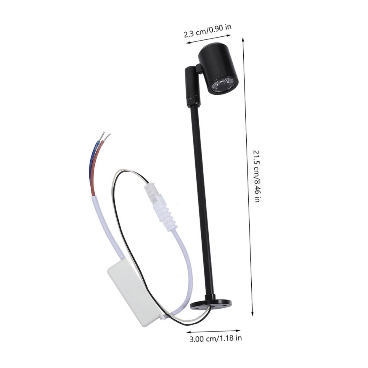 Homoyoyo Mini Led Spotlight for Jewelry Display Showcase Lighting Compact Warm Light for Cabinets and Cases for Indoor Use and Accent Lighting