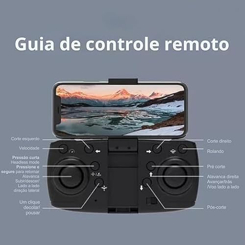 Drone E88 Pro 4K HD Câmera Dupla WiFi FPV Dobrável com Controle Remoto, Bolsa de Transporte – Preto