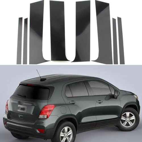 Cubierta de piano de alta calidad para postes de Chevrolet Trax 2015-2021, 8 uds. 2