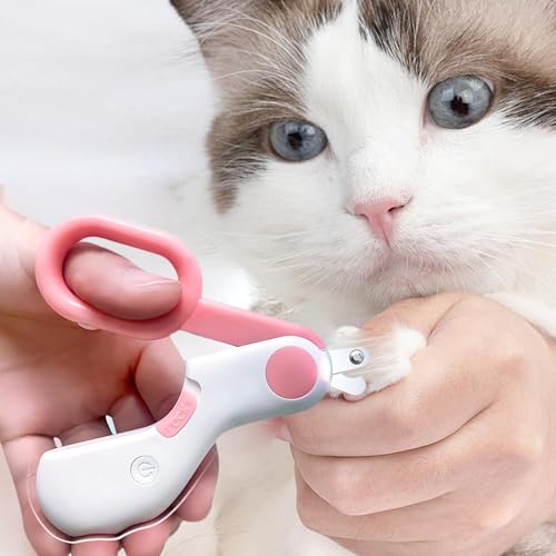 Duroecsain Cortaúñas para perros, cortaúñas para gatos, cortaúñas para perros, cortaúñas para mascotas | Cortaúñas eléctrico seguro y profesional para mascotas - imagen 2