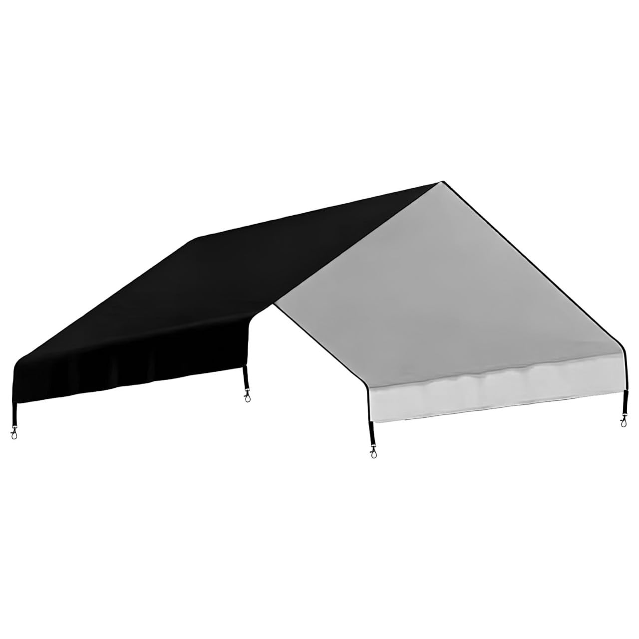Didiseaon Cubierta para Gallinero de Tela Oxford Negra Protectora Contra Lluvia y Sol