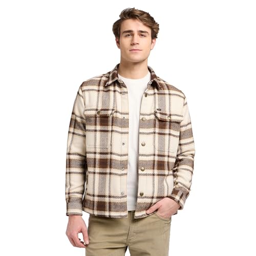 Lee Relaxed Overshirt t-shirt homme en coton premium vert olive