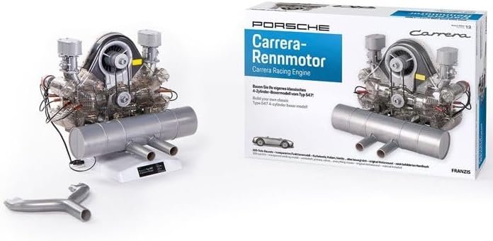Franzis 67550 Porsche Carrera racing engine, faithful engine kit of the ...