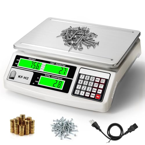 MEIYA Industrial Counting Scale, 30kg/0.5g Digital Coin...
