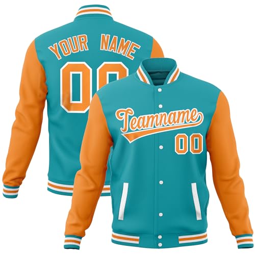 KXK Custom Men Fashion Varsity Jacket Cotton Letterman Baseball Bomber Jackets Personalized Stitched Team Name Number