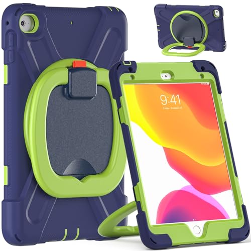 Coque robuste pour Mini 4 protection antichoc iPad Mini 5 7.9 pouces avec béquille rotative