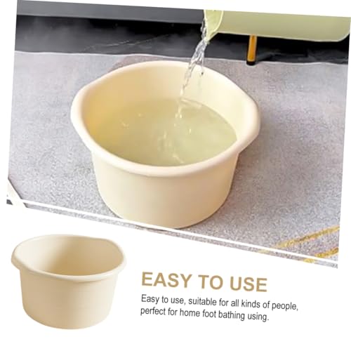Balde de plástico para baño de pies ligero y portátil miniatura 6