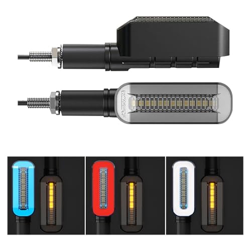Clignotants moto feux de circulation universels LED avertissement eau - 5
