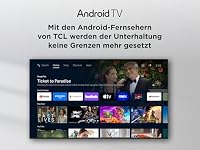 TCL 32V5C - 32 Zoll Full HD Smart QLED Direct LED-Fernseher mit Android TV & HDR - Kompatibel mit Google Cast & Google Home, Schlankes Design – Ansicht 9