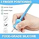 QOMJUFA 10 Stück Schreibhilfe für Stift Kinder, Stifthalter Kinder Hilfe Silikon Schreibhilfe Stifthaltung Ergonomische Stifte Kinder für Linkshänder oder Rechtshänder