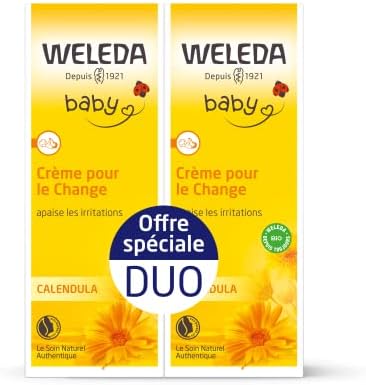 Weleda Crema Para el Cambio de Pañales de Caléndula 2 x 75 ml