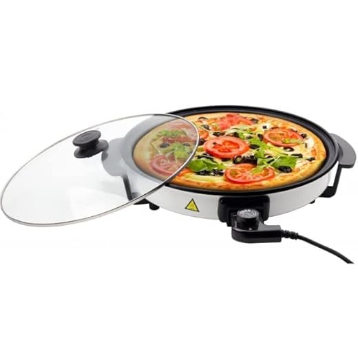 TrAdE Shop Traesio Sartén eléctrica Hornillo multifunción Royalty Line Party Pan 1500 W