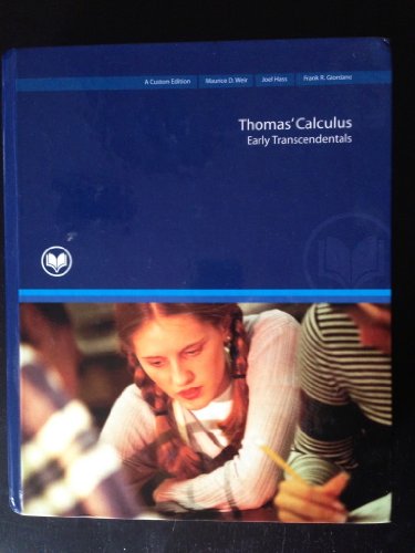 Thomas' Calculus: Early Transcendentals (MAT 22... 0536507880 Book Cover