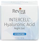 Reviva Labs Intercell Night Gel with Hyaluronic Acid, 1.25 Ounce
