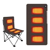 Hojalis Sitzkissen Beheizbar Outdoor, 45 X 90 cm Stadion Sitzkissen Beheizt, Tragebar USB 5V Beheiztes Sitzkissen mit 3 Heizstufen, Beheizbares Sitzkissen für Winter Outdoor Ausflug Camping Angeln