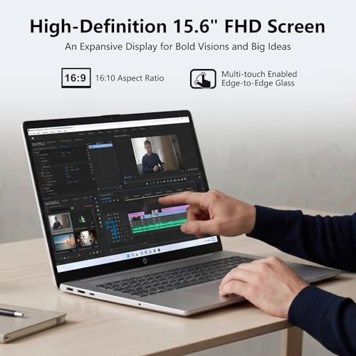 HP Laptop Premium 15.6" FHD Touchscreen Intel Core Ultra 5 32GB DDR5 2TB SSD miniatura 4